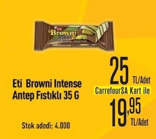 Eti Browni Intense Antep Fıstıklı 35 G
