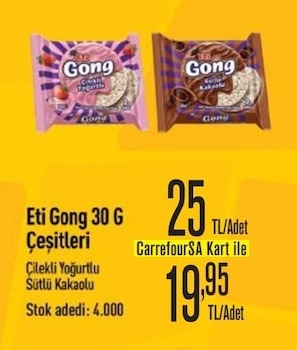 Eti Gong 30 G Çeşitleri