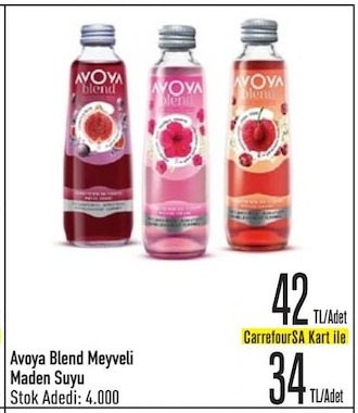 Avoya Blend Meyveli Maden Suyu