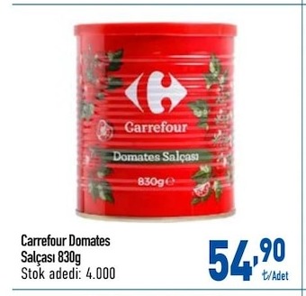 Carrefour Domates Salçası 830G