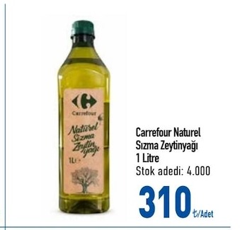 Carrefour Naturel Sızma Zeytinyağı 1 Litre