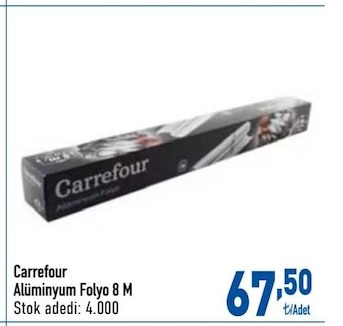 Carrefour Alüminyum Folyo 8 M