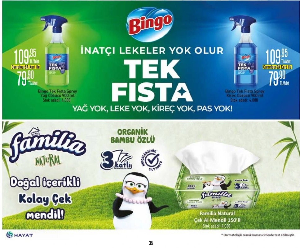 Bingo Tek Fista Sprey Yağ Çözücü 900Ml