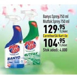 Banyo Sprey 750 Ml Mutfak Sprey 750 Ml