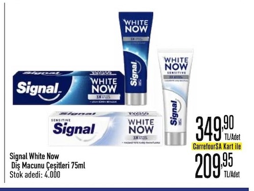 Signal White Now Diş Macunu Çeşitleri 75Ml