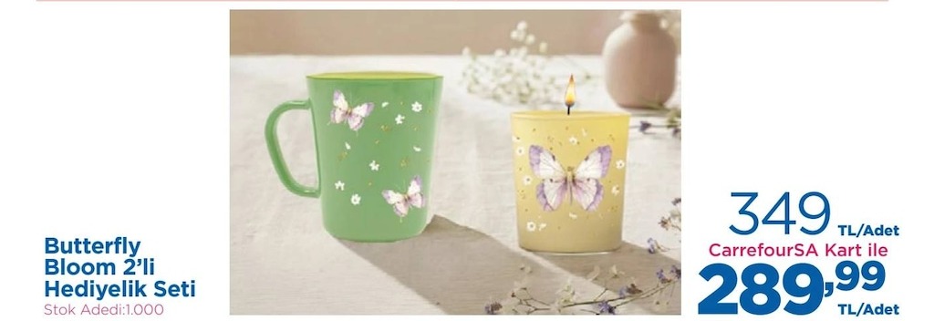 Butterfly Bloom 2'Li Hediye Seti