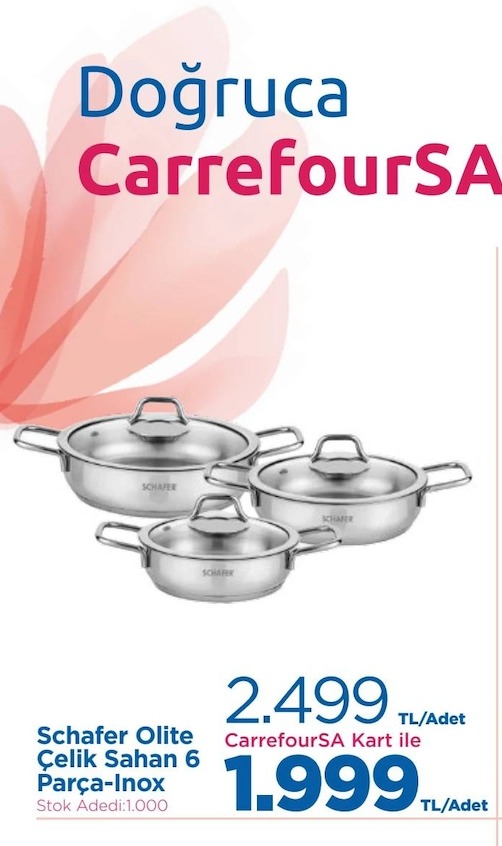 Schafer Olite Celik Sahan 6 Parça-Inox