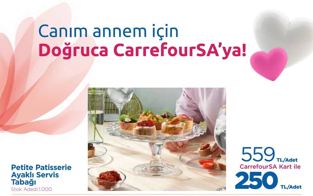 Petite Patisserie Ayaklı Servis Tabağı