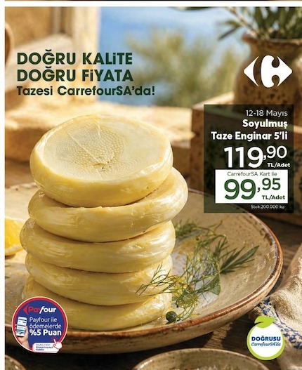 Soyulmuş Taze Enginar 5'Li