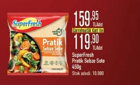 Superfresh Pratik Sebze Sote 450G