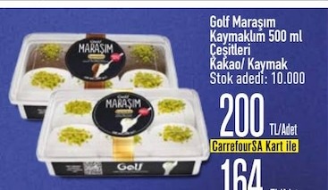 Golf Maraşım Kaymaqlı 500Ml Çeşitleri Kakao/Çaymak