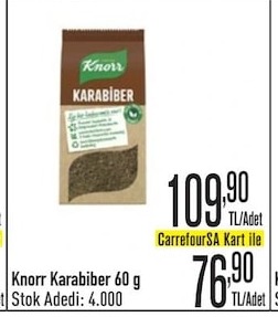 Knorr Karabiber 60G