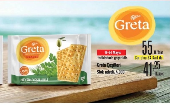 Greta Seasonal Greens Kraker