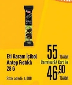 Eti Karam İçibol Antep Fıstıklı 28 G