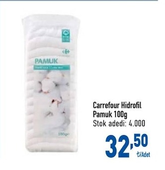 Carrefour Hidrofil Pamuk 100G