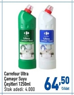 Carrefour Ultra Çamaşir Suyu 1250Ml
