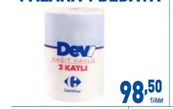 Dev Kağıt Havlu 3 Katlı