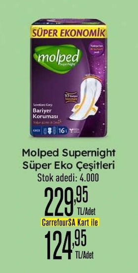 Molped Supernight Süper Eko Çeşitleri 16 Adet