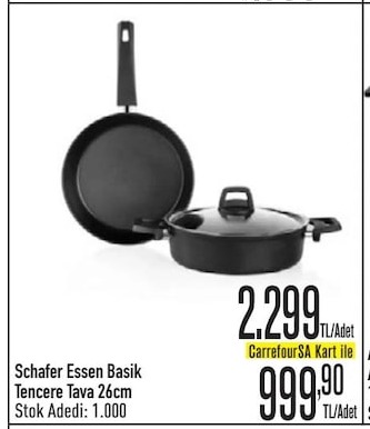 Schafer Essen Basik Tencere Tava 26Cm