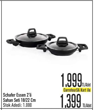 Schaefer Essen 2I Sahan Seti 18/22 Cm
