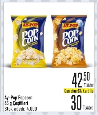 Ay-Pop Popcorn 65 G Çeşitleri