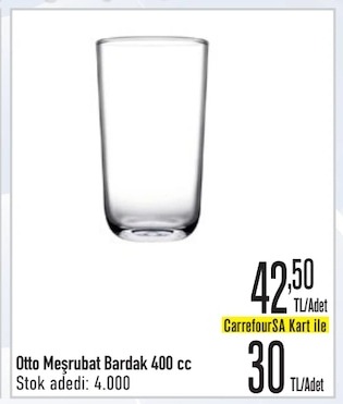 Otto Meşrubat Bardak 400Cc