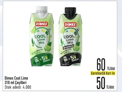 Dimes Cool Lime 310Ml Çeşitleri