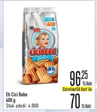 Eti Cici Bebe 400G