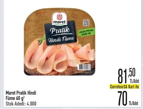 Maret Pratik Hindi Füme 60G