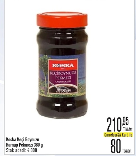 Koska Keçiboynuzu Harnup Pekmezi 380G