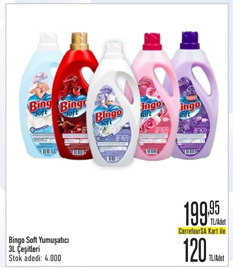 Bingo Soft Yumusatici 3L
