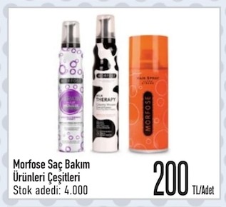 Morphose Sac Bakim Urunleri Cesitleri