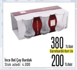 Ince Bel Cay Bardak