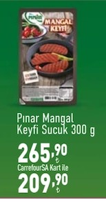 Pınar Mangal Keyfi Sucuk 300 G