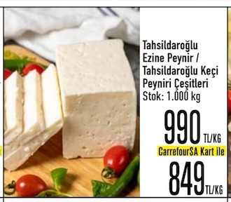 Tahsildaroğlu Ezine Peynir / Tahsildaroğlu Keçi Peyniri Çeşitleri