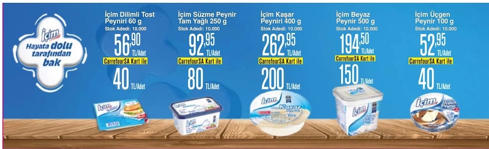 İçim Dilimli Tost Peyniri 60G
