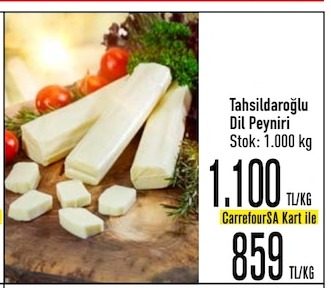 Tahsildaroğlu Dil Peyniri 1 Kg