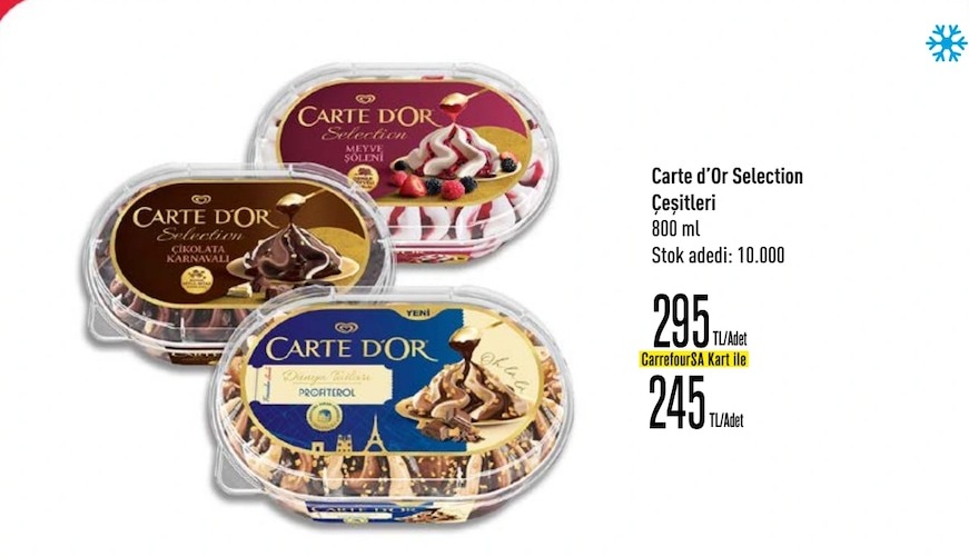 Carte D'Or Selection Çeşitleri 800 Ml