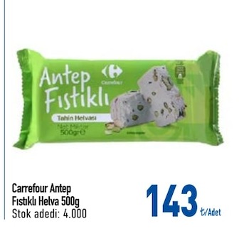 Carrefour Antep Fıstıklı Helva 500G