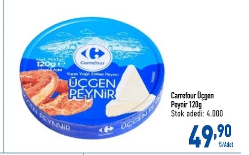 Carrefour Üçgen Peynir 120G