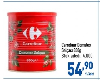 Carrefour Domates Salçası 830G
