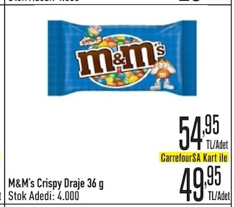 M&M'S Crispy Draje 36G