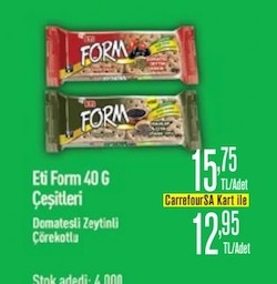 Eti Form 40 G Çeşitleri