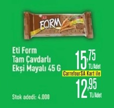 Eti Form Tam Çavdarlı Ekşi Mayalı 45 G