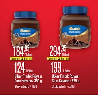 Ülker Fındık Rüyası Cam Kavanoz 625 G