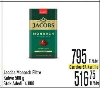 Jacobs Monarch Filtre Kahve 500G