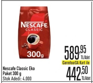 Nescafe Classic Eko Paket 300G