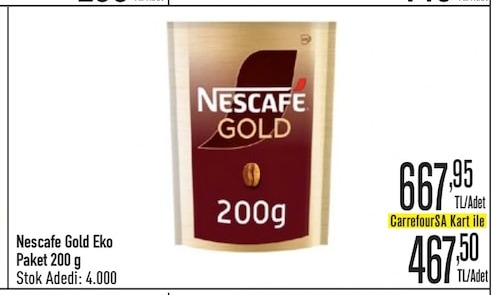 Nescafe Gold Eko Paket 200G