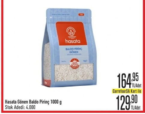 Hasata Gönen Baldo Pirinç 1000 G