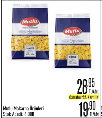 Mutlu Makarna Ürünleri